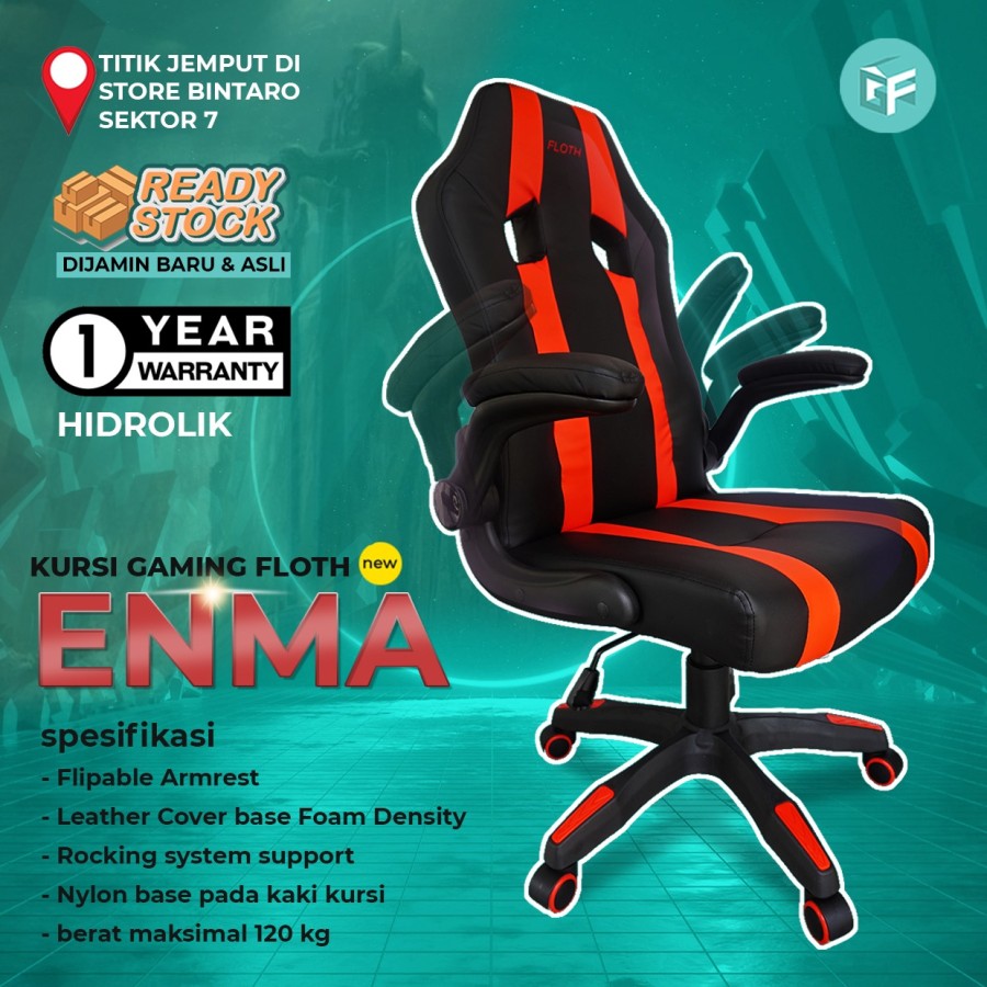 Promo Kursi Gaming / Gaming Chair FLOTH ENMA